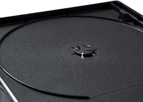 Miniatura 6 de Funda premium para DVD de 6 discos de tamaño estándar de 0.551 in con funda transparente, solución de almacenamiento que ahorra espacio para discos