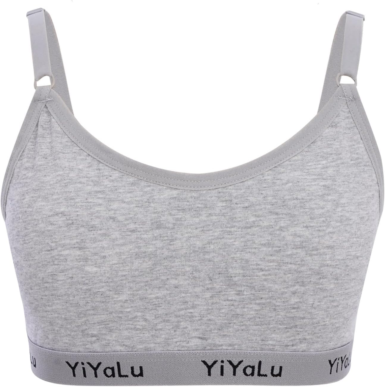 FEESHOW Crop Cami Training Bras for Girls Seamless Bra Figure Skating Sports Fitness Undergarment Padded Vest