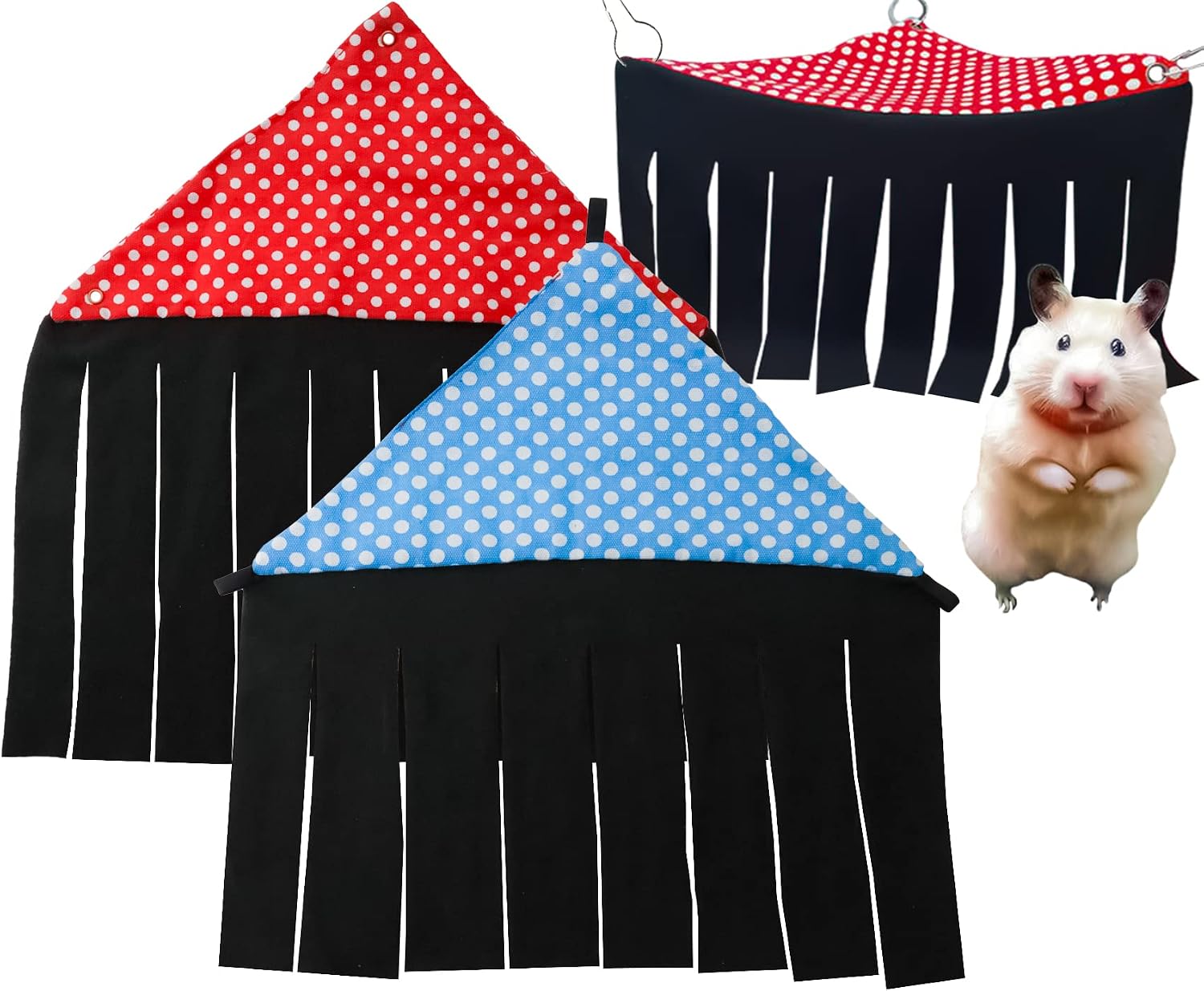 LeonBach 2 Set Guinea Pig Hideout Corner, Guinea Pig Cage Toys and Accessories Guinea Pig Home Rat Cage Decor