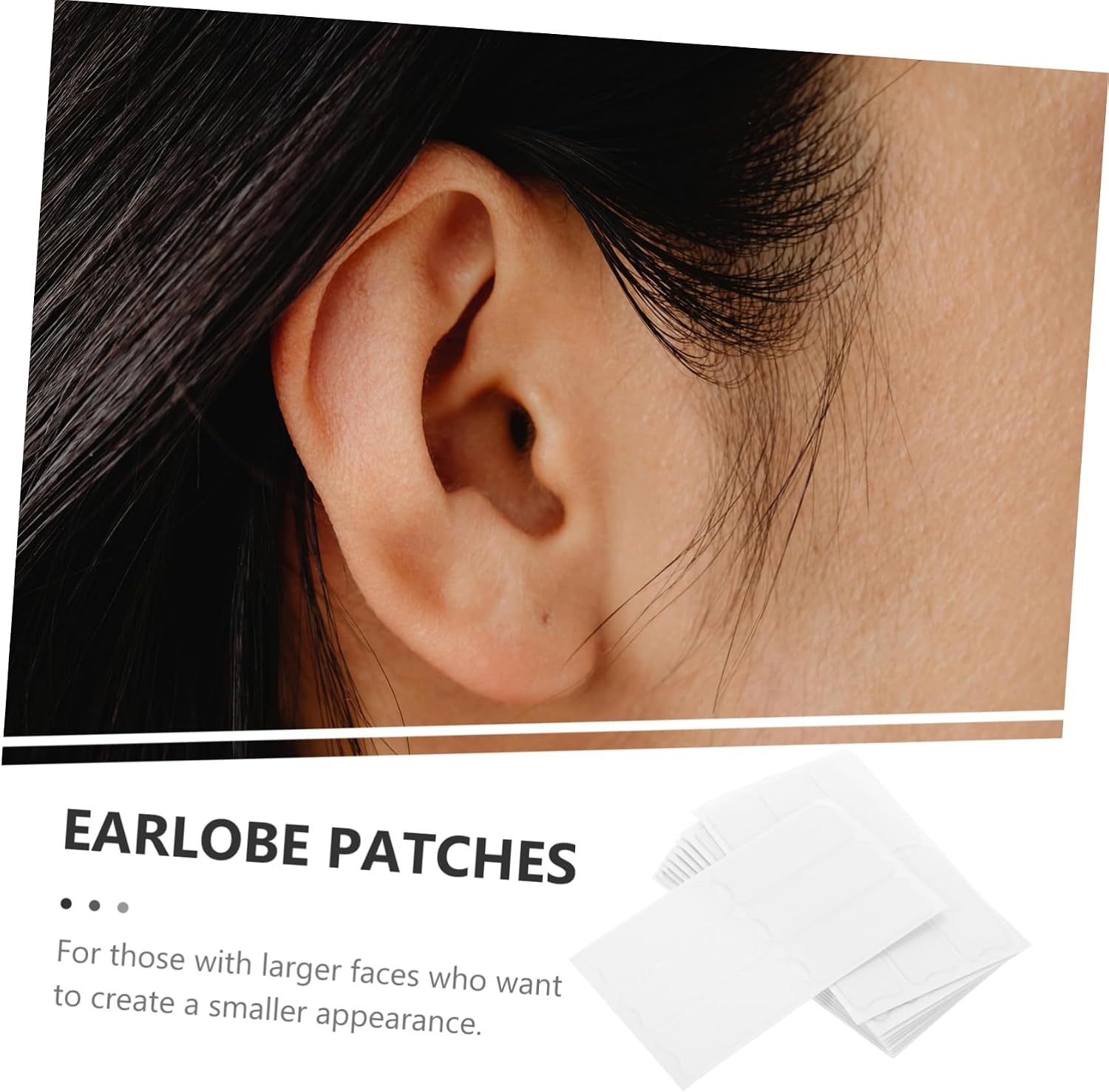 Didiseaon Silicone Gel for Ear Correction Comfortable and Discreet Cosmetic Ear Patches for Transparent Design for Posture Support