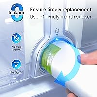 Vista 5 de AQUALINK RWF0700A Replacement for Samsung HAF-CIN/EXP, RF28HMEDBSR/AA, RF28K9380SR, RF263BEAESR/AA, RF28JBEDBSG, RF4287HARS, RF28HFEDTSR