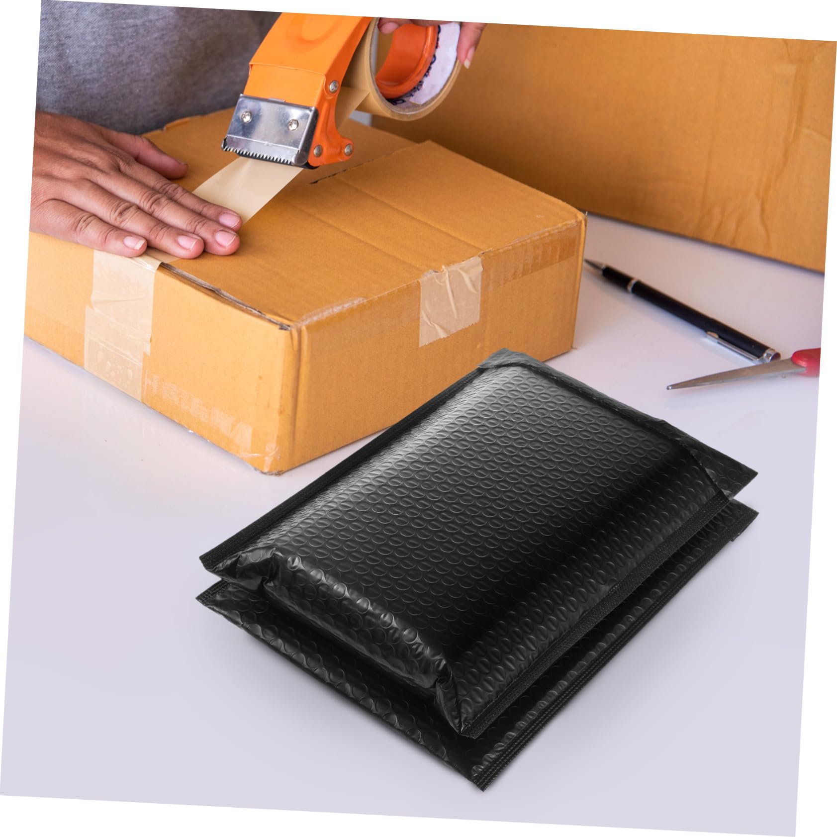 Hohopeti 50pièces Enveloppes à Bulles Vrac Enveloppes Rembourrées pour Expédition Fournitures Emballage Protection pour Vêtements Et Articles Fragiles