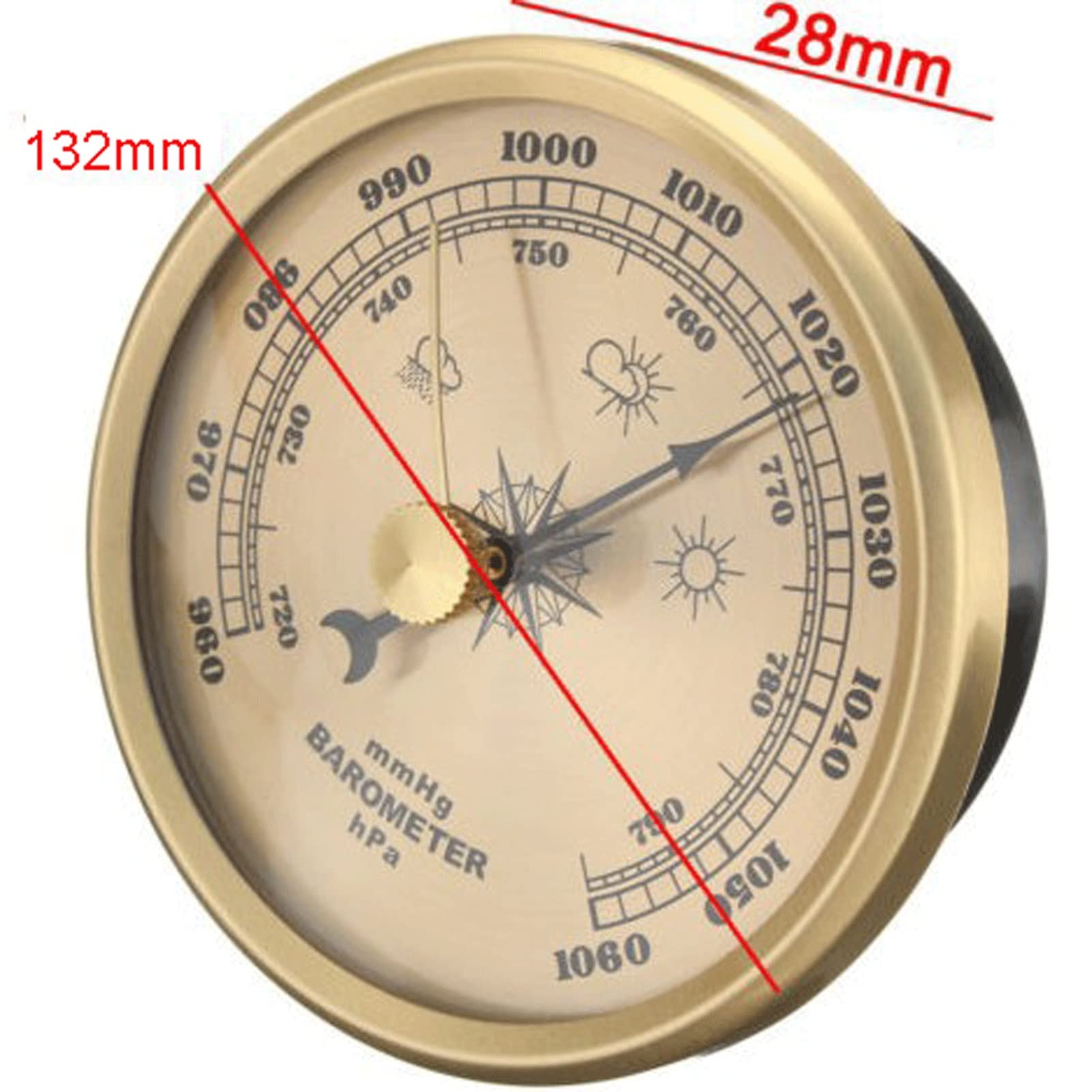Tolle Barometer for den barometrischen Druckmesser zu Hause(132mm)