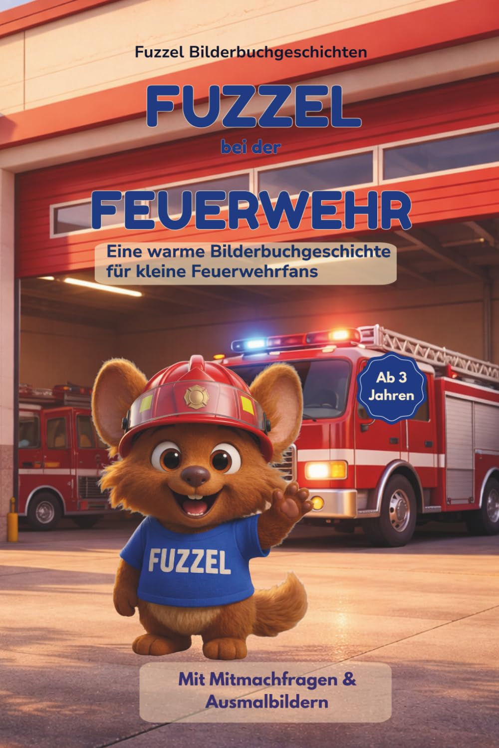 Fuzzel bei der Feuerwehr: Eine warme Bilderbuchgeschichte für kleine Feuerwehrfans (Fuzzel Bilderbuchgeschichten)