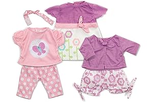 Melissa & Doug Jenna Baby Doll Clothes Mix & Match Outfit (6...