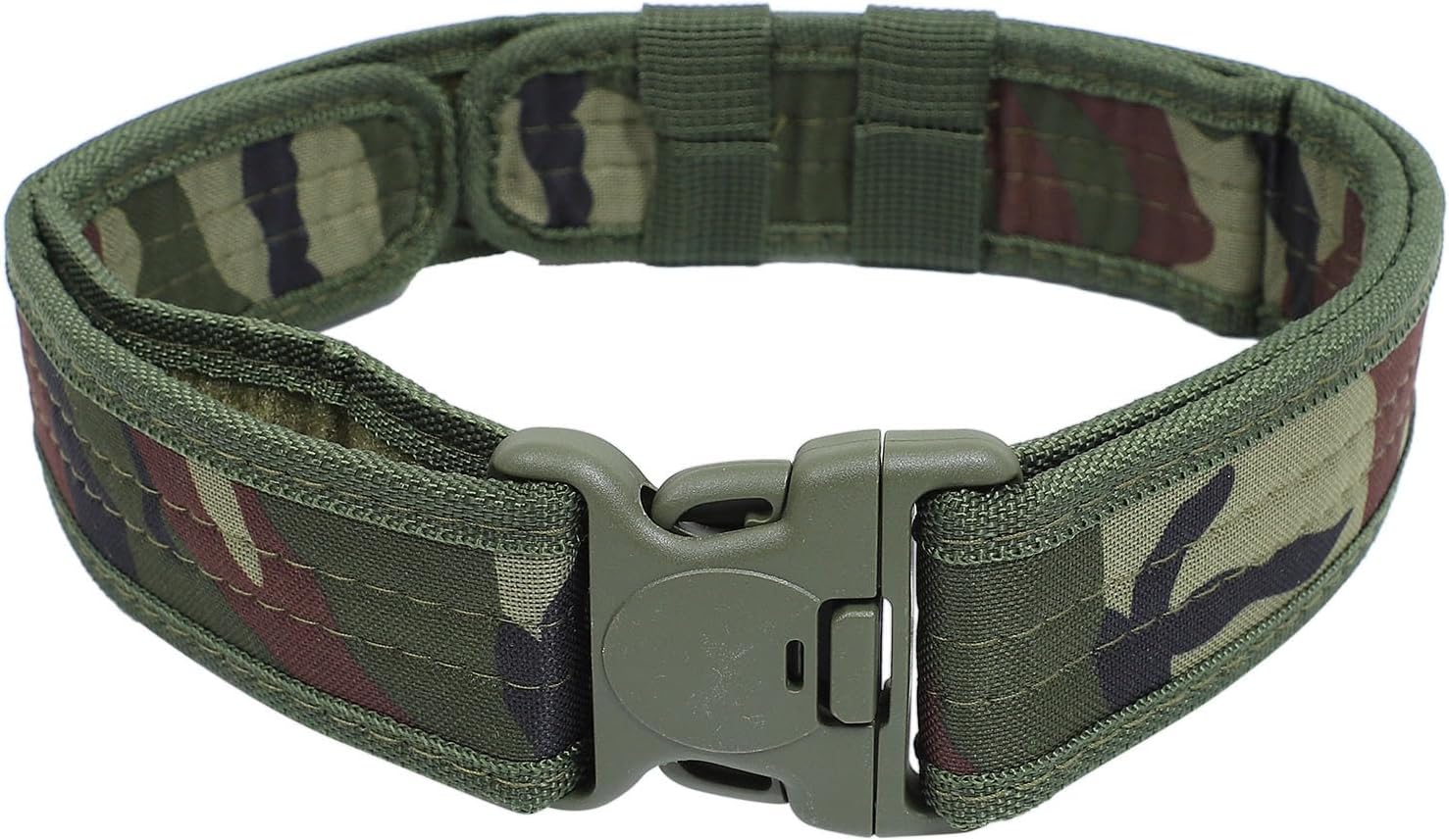 BESTYASH Outdoor Mountaineering Waist Belt Camouflage Adjustable Camping Hunting Utility Belt for Men 100-135cm Outdoor Training