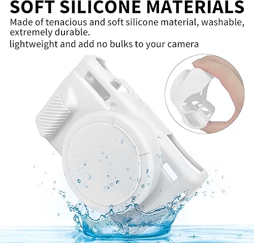 Miniatura 17 de Easy Hood G7X Mark II Case G7X Funda de silicona para cámara, funda protectora de silicona suave para cámara réflex digital Canon Powershot G7X Mark