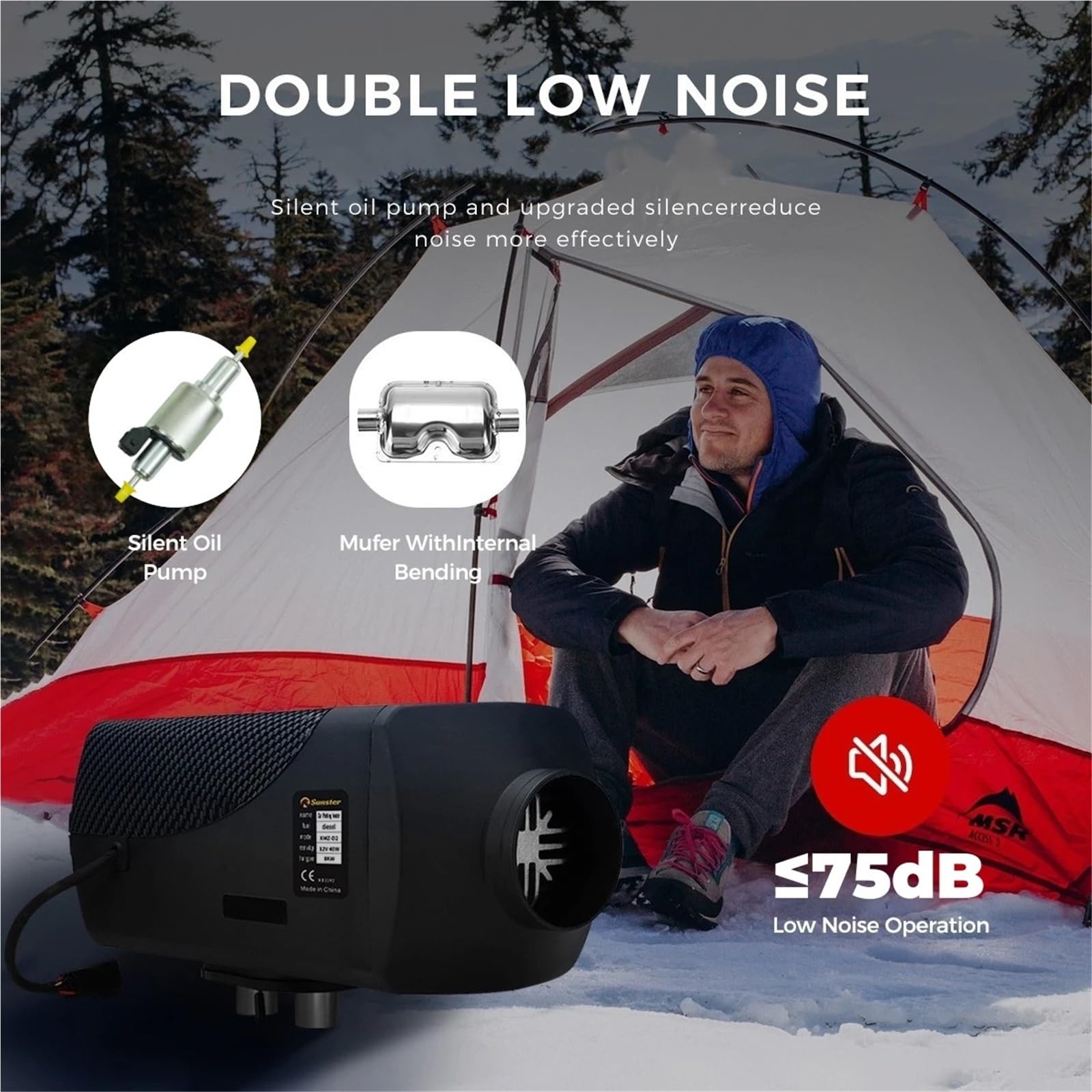 Nagrzewnica postojowa Ogrzewacz Postojowy Diesel 2 KW 12 V/24 V Z Bluetooth, Sterowaniem LCD, Szybkie Ogrzewanie Do Kampera, Samochodu Ciężarowego nagrzewnica powietrza