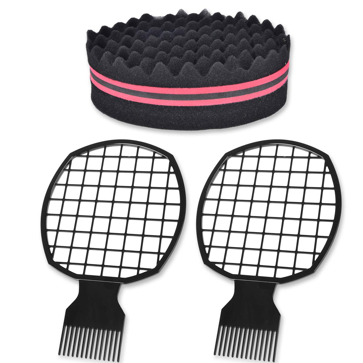 Amazon.com: TBoxBo 2Pcs Afro Twist Comb 1Pcs Hair Sponge Brush Twist Hair  Comb Afro Pick Hair Curl Sponge Brush for Men, Barber and Personal Use :  Beauty & Personal Care