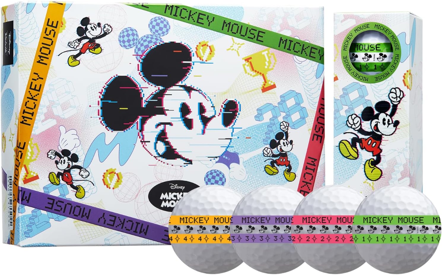 Volvik Mickey Mouse Digiverse Collector Vista3 Golf Balls (One Dozen)