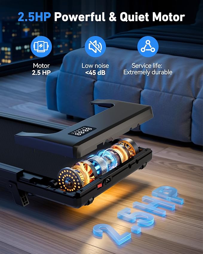 Caminadora Eléctrica con Inclinación Manual, Color Negro miniatura 6