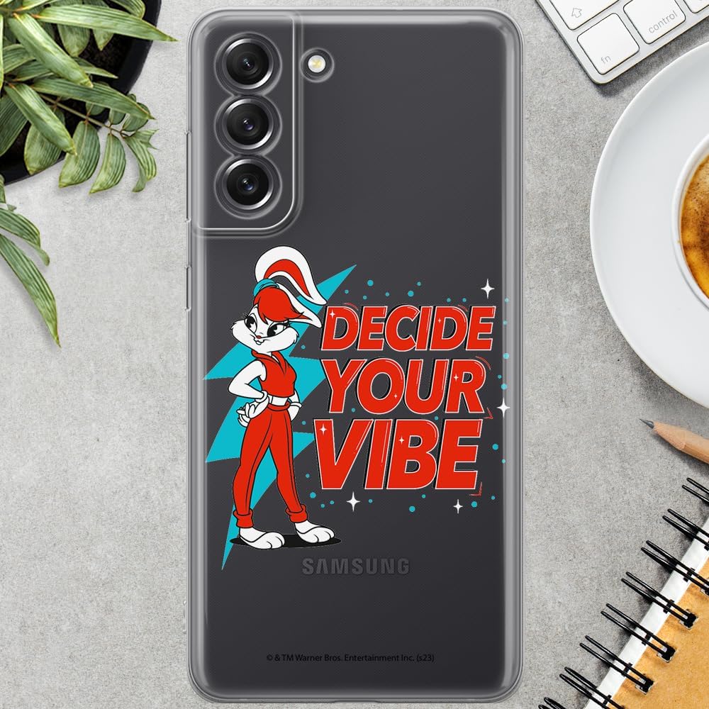 ERT GROUP Mobile Phone case for Samsung S21 FE Original and Officially Licensed Looney Tunes Pattern Lola 007 optimally adapted to The Shape of The Mobile Phone, Partially Transparent