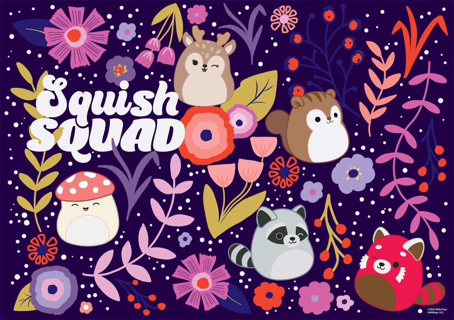 Buffalo Games - Squishmallow - Squish Squad - 500 Piece Jigsaw Puzzle for Adults -Challenging Puzzle Perfect for Game Nights - Finished Size is 21.25 x 15.00