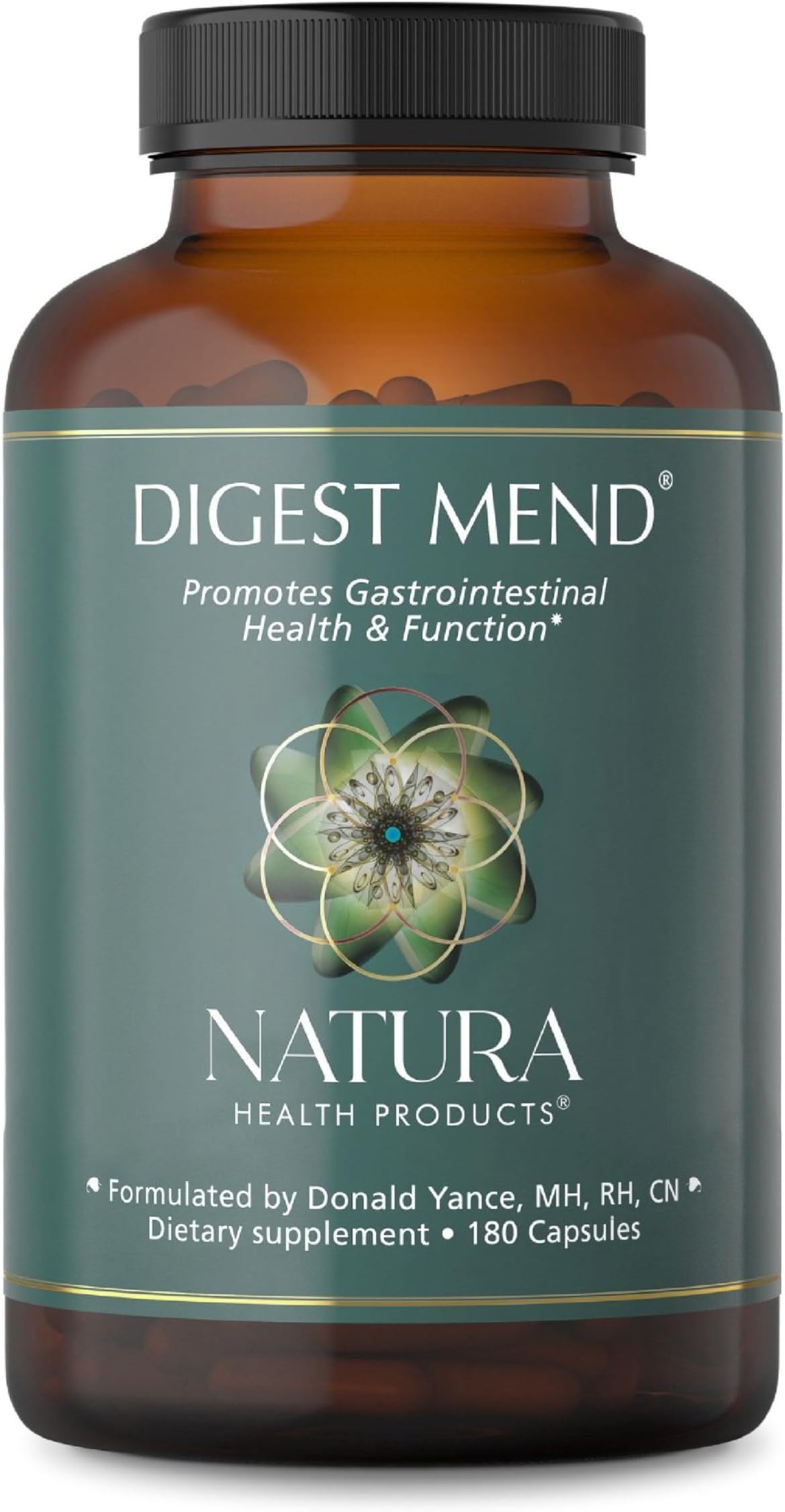 Natura Health Products, Digest Mend, Supports Digestive Health, 180 Capsules