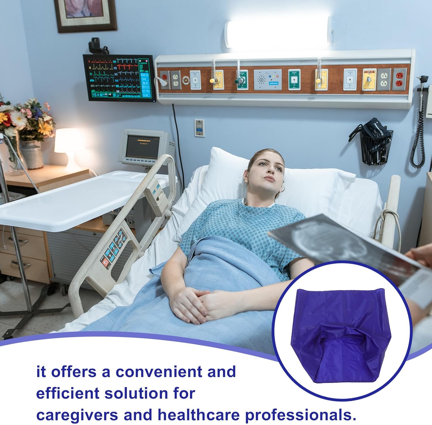 Elderly Moving Pad and Disabled Sliding 70x68 Inch Nylon Repositioning Transfer Aid for Bedridden Care and Mobility