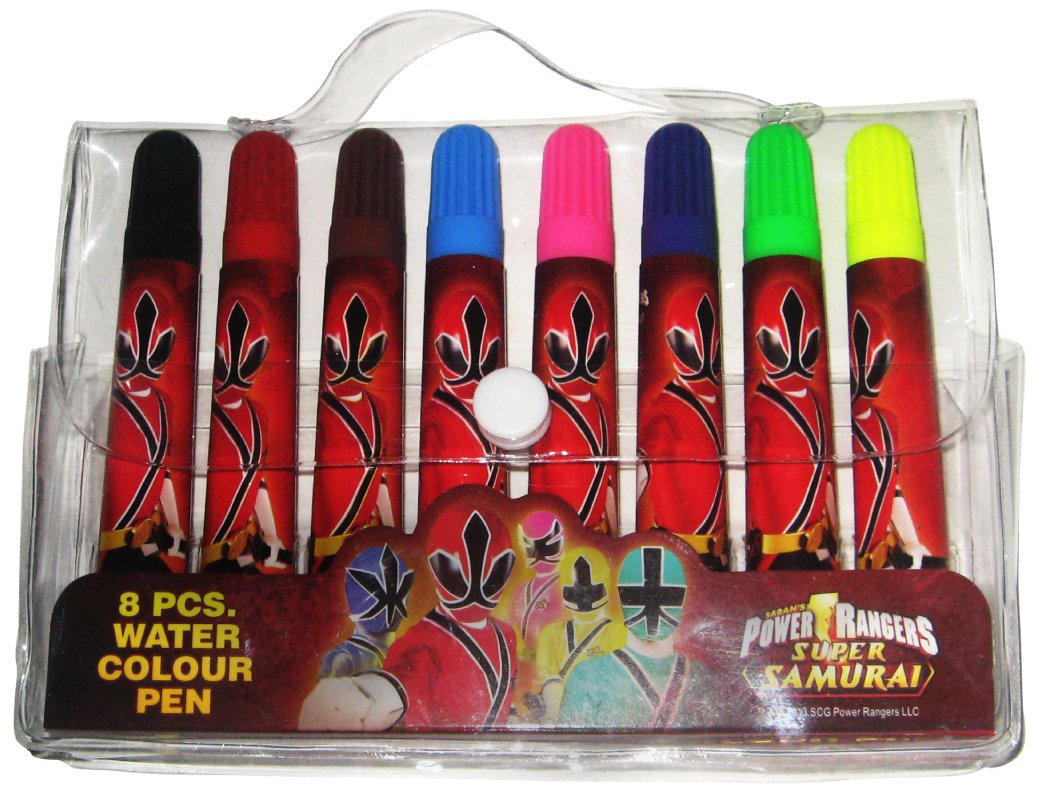 Power Rangers Water Color Pen, Multi Color ( 8 Piece) : Amazon.in ...