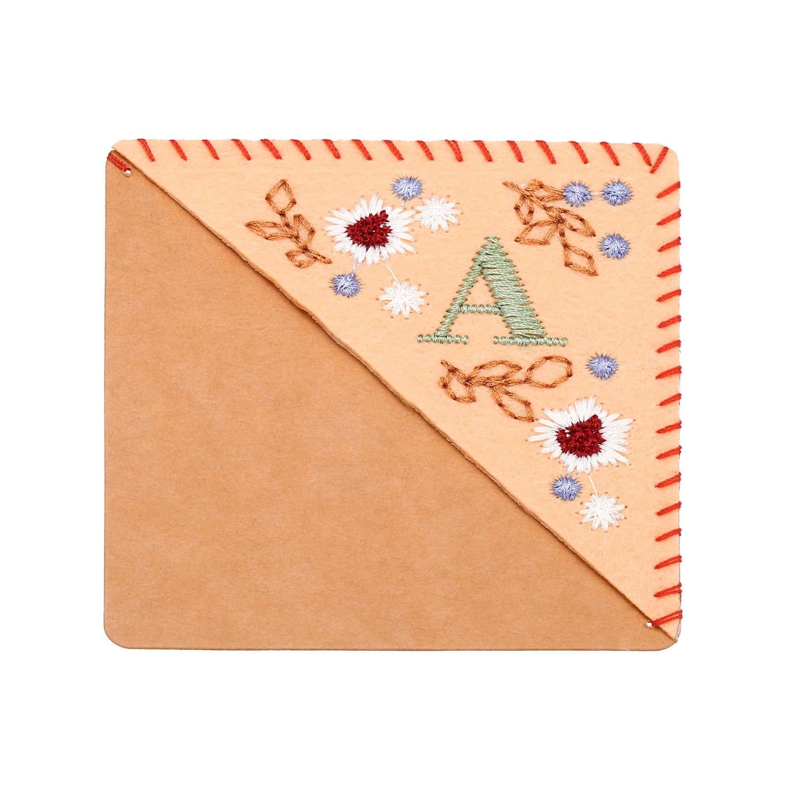 PATIKIL Personalized Embroidered Corner Bookmark