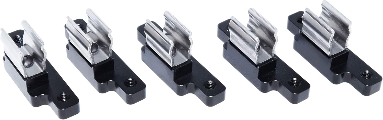 Billet Soft Top Clips Spring Steel (For Geo Tracker/Suzuki Sidekick) (Black, Set of 5)