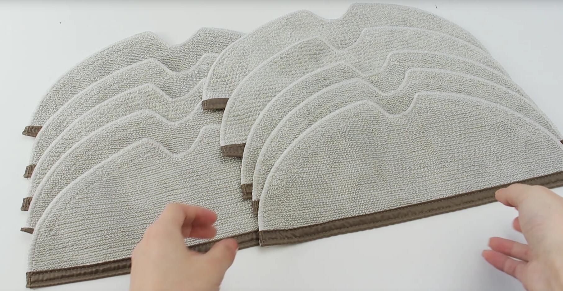 Heykewi 6x Wischtücher Für Roborock Q10 X5 / Q10 X5+ - Mikrofaser Ersatzpads