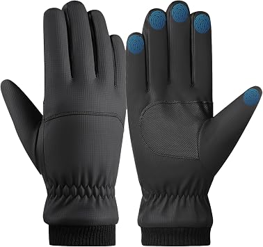 PROUDDEMON Winter Waterproof Snow Ski Gloves for Women Men in Extreme Cold Weather, Insulated Windproof Gloves for Outdoor Use