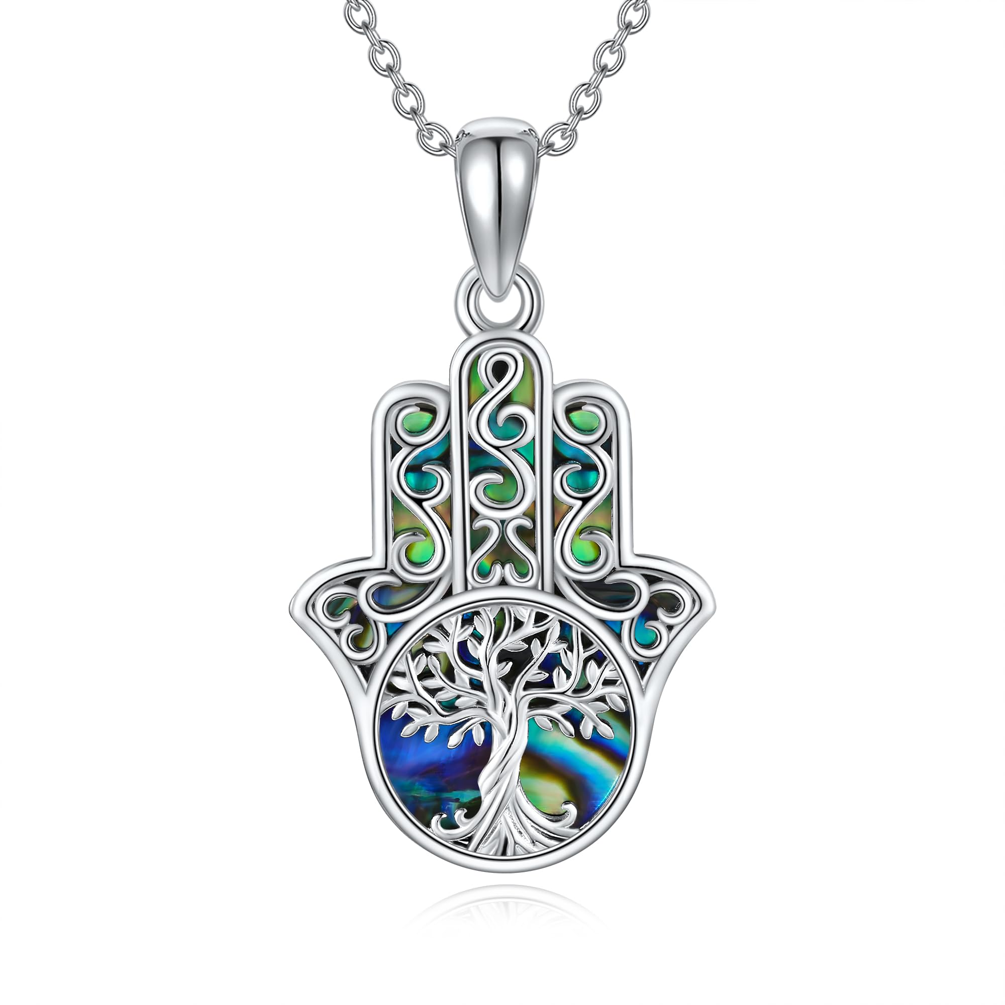 URONE Wikinger Kette Silber 925 Viking Anhänger Halskette Nordischer Schmuck Geschenk für Herren Damen