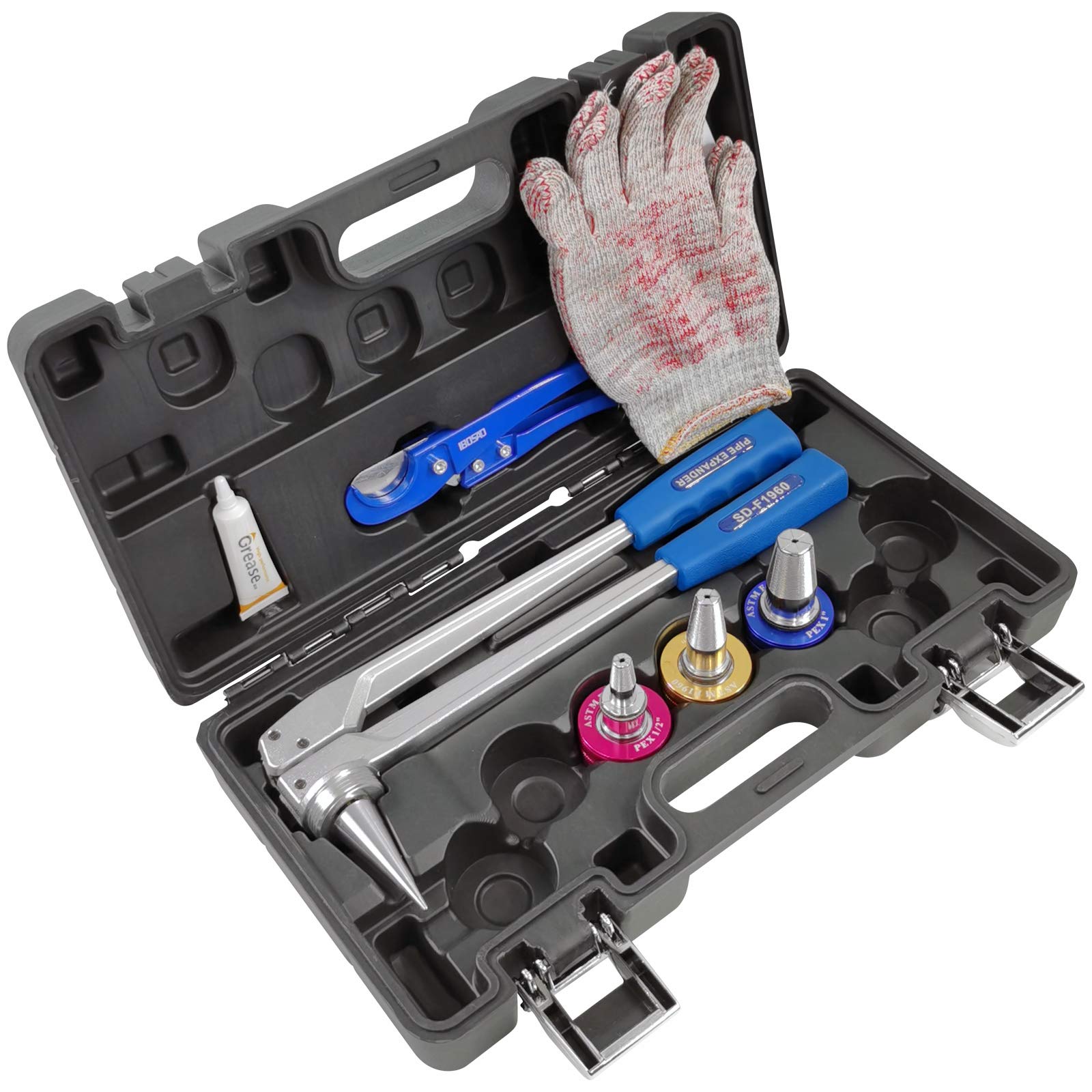 Buy IBOSAD Manual PEX Pipe Expander Tool Kit with 1/2",3/4",1