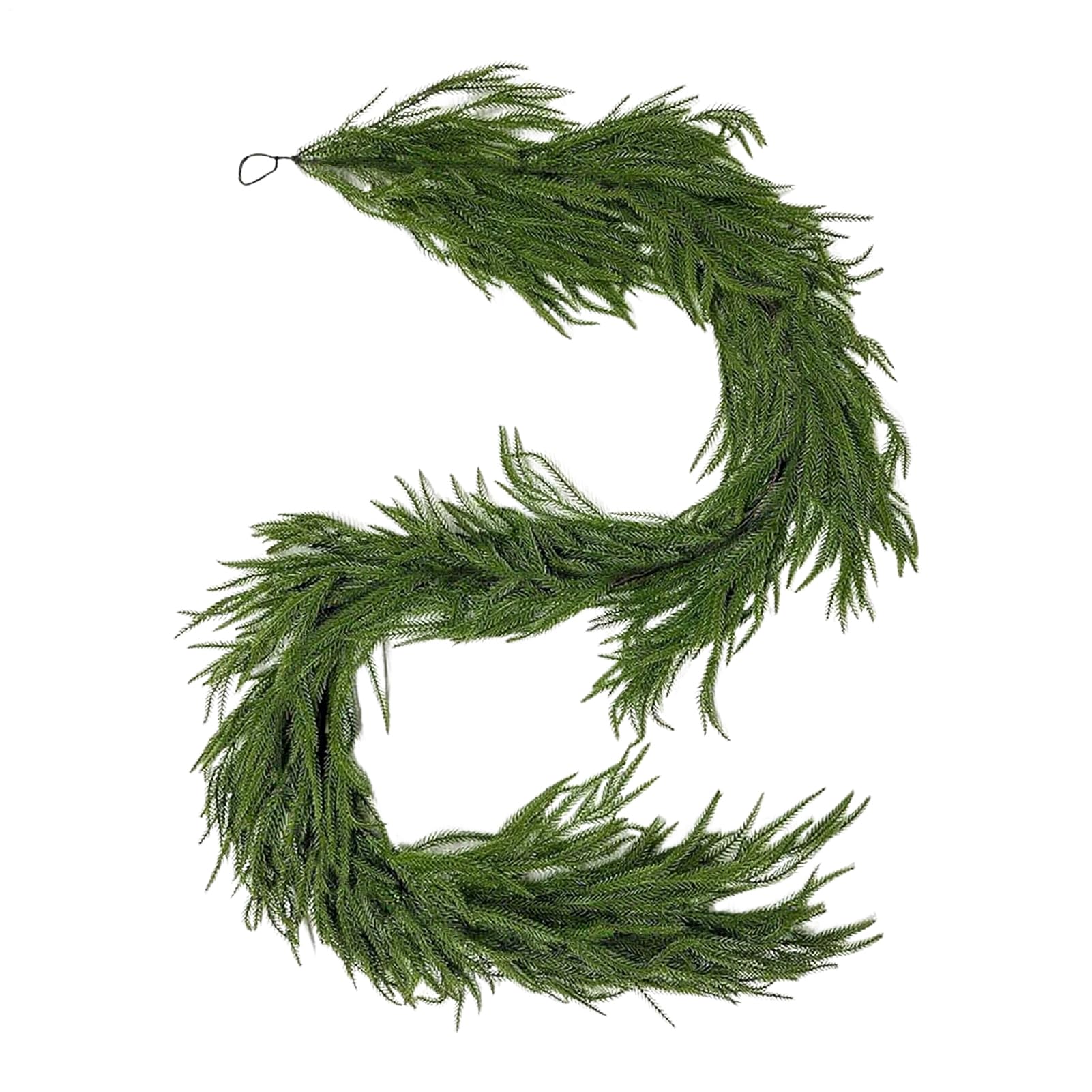 Guirlande de pin de Noël et couronne décorative haut de gamme pour intérieur et mur