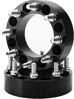 YIZBAP 2PCS 8x170 Wheel spacers, 2 inch 8x170mm Wheel spacers 125mm Hub Bore with 14x1.5 Thread Pitch. for 2003-2023 F-250, F-350, 2003-2023 F-250 Super Duty, F350 Super Duty, Excursion