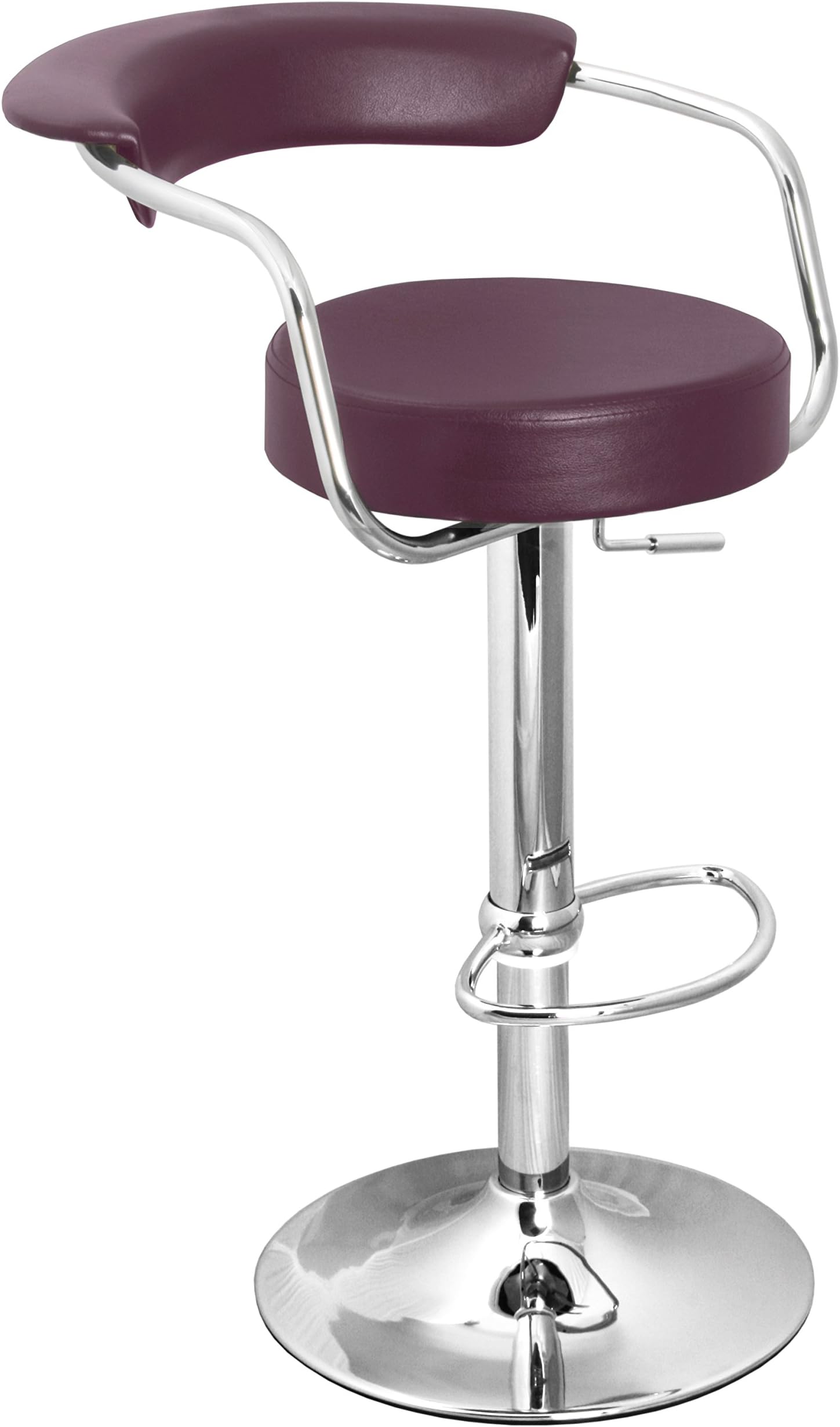 DF Sales Lamboro Zenith Bar Stool, Purple