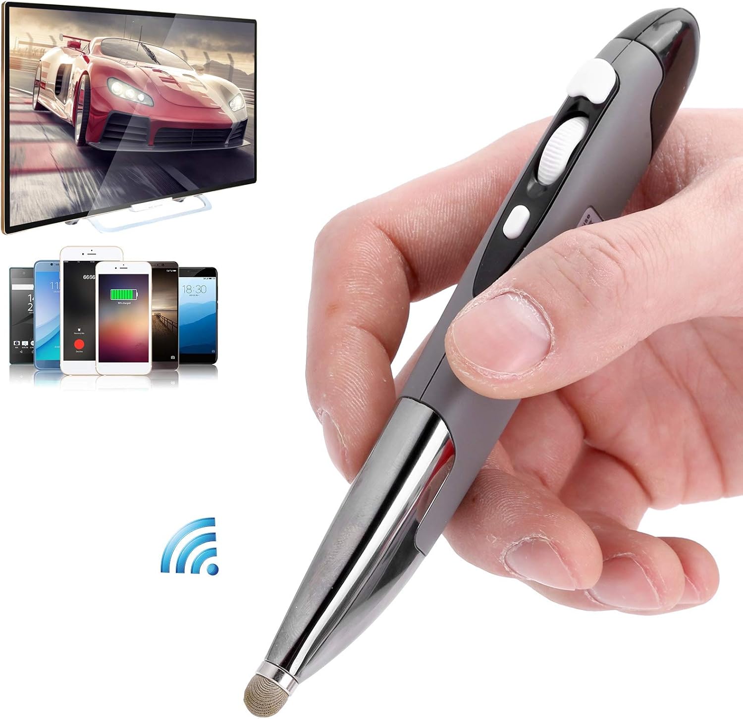 Pocket Pen Mouse, Optical Pen Mouse PR06 3speed Adjustment for Laptop Computer Accessories