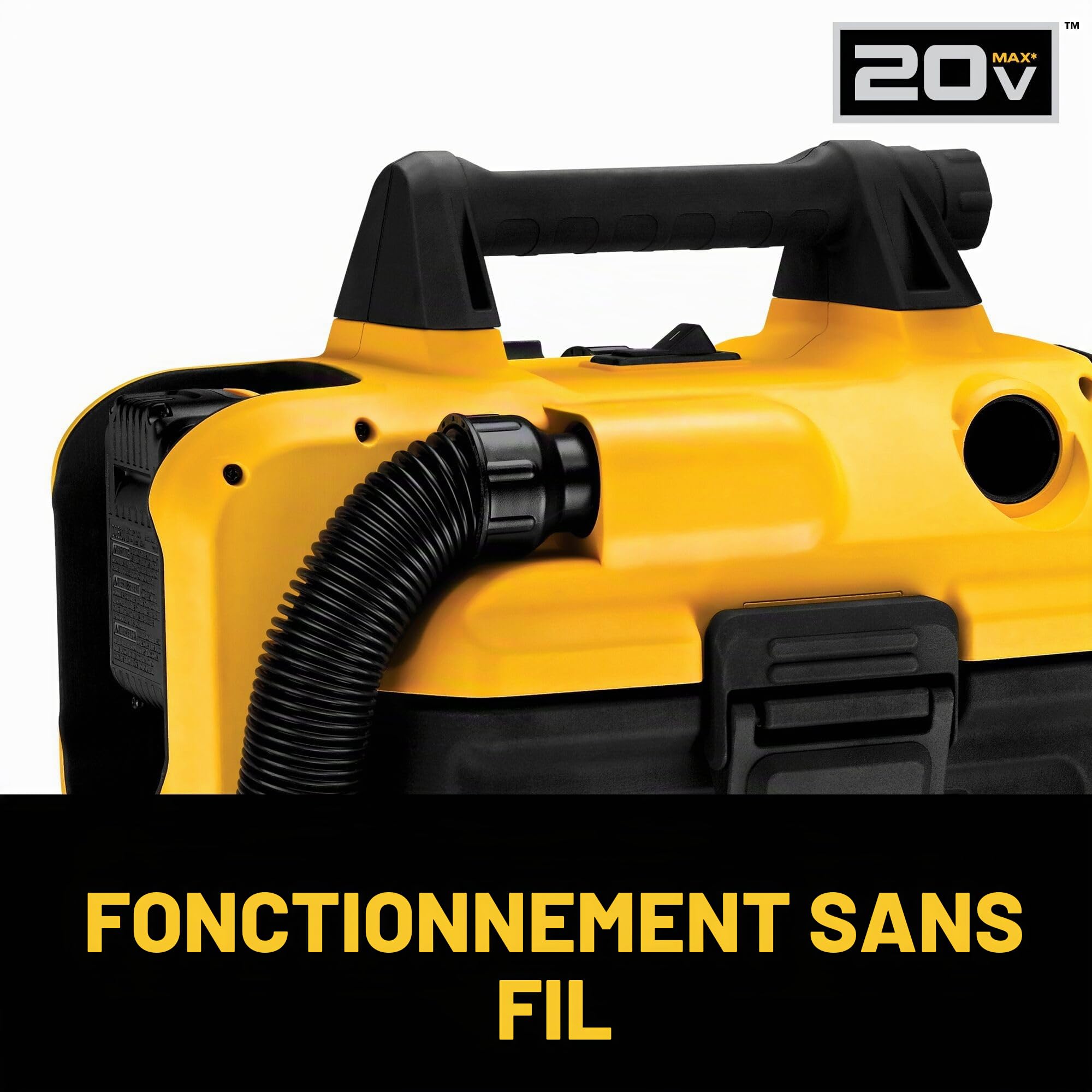 DeWALT Dcv580h 18/20 V Max sans fil 20 V sous vide