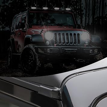 2 PCS Car Roof Gutter for Jeep Wrangler JK JL Accessories 2018-2022 ABS Anti-Scratch Wear-Resistant EnvironmentallyFriendly Soft Rubber Roof Rain Diverter Modification Accessories (Black)