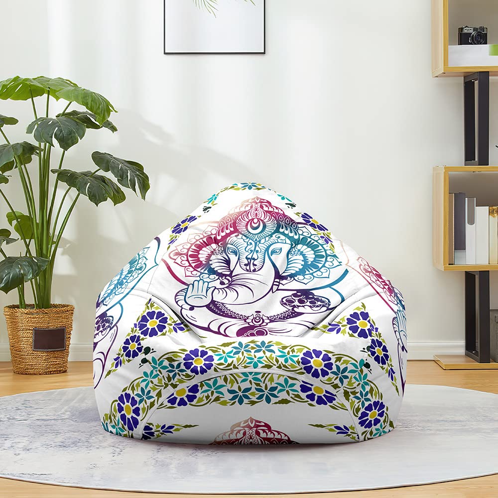 Highdi Pouf a Sacco Puff Poltrona (Senza Imbottitura) Divano Pigro,Pouf