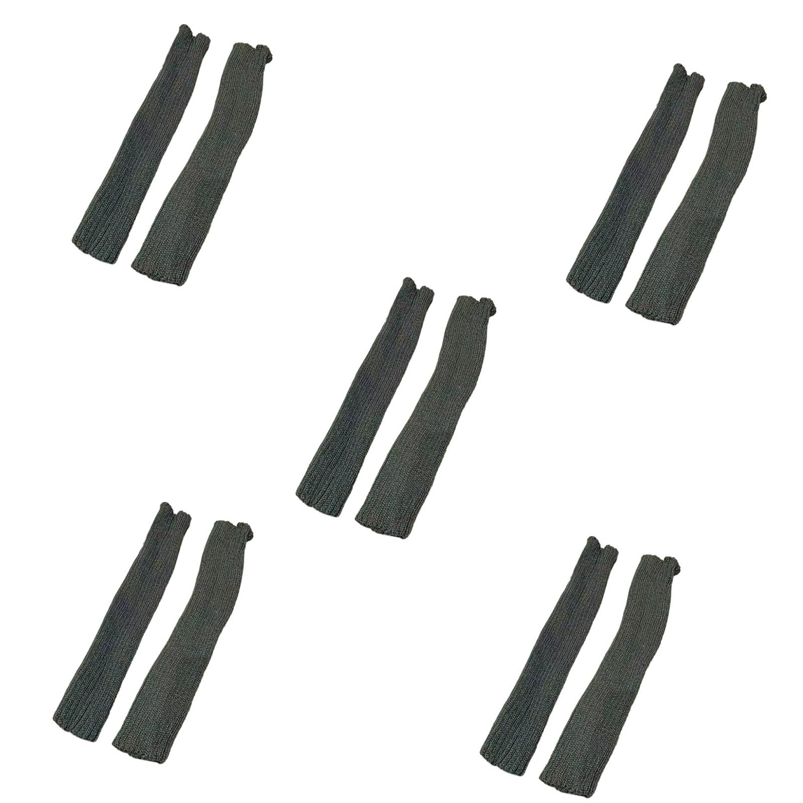 Chaussettes hautes courtes d'hiver pour les genoux lot de 20