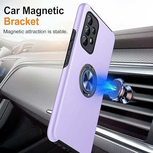 Miniatura 4 de JAME Funda para Samsung A53 0.18 oz, Galaxy A53 0.18 oz Funda con funda protectora a prueba de golpes con soporte giratorio para Samsung Galaxy A53