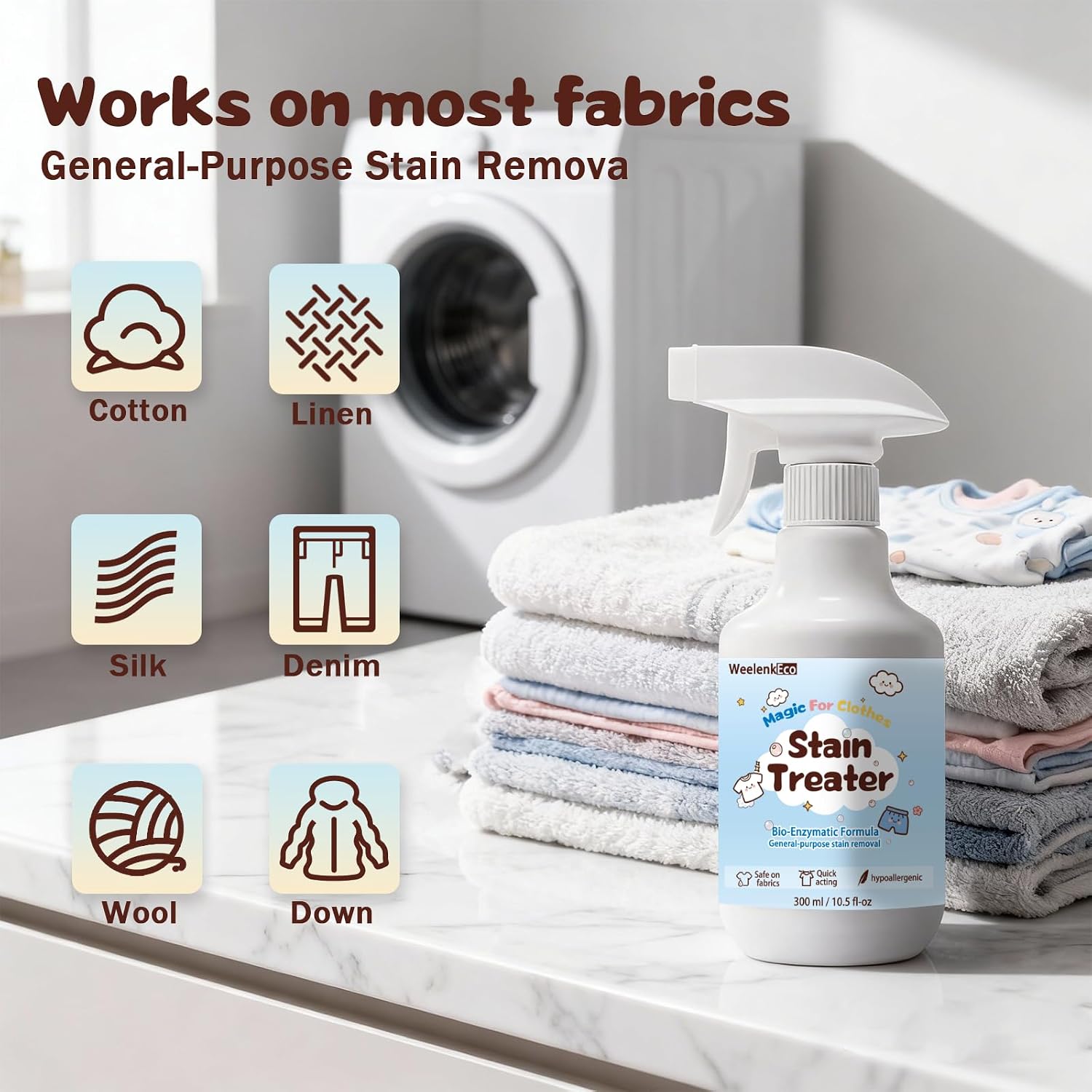 Stain Treater Spray, Stubborn Laundry Stain Remover, 10.5 fl oz image 5