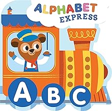 Alphabet Express - A Fold-Out Accordion-Style Book for Babies and Toddlers - Learn the Alphabet