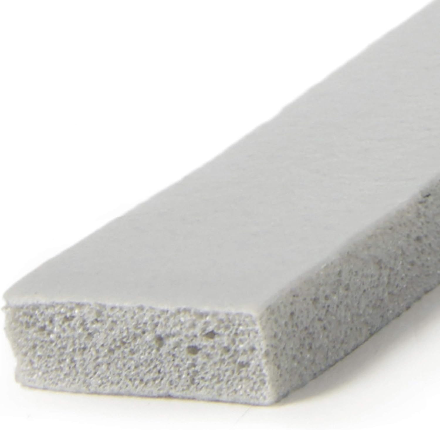 Frost King Vinyl Foam Tape - Closed Cell - Moderate Compression, 3/8" W, 1/4" Thick, 17' L, Grey
