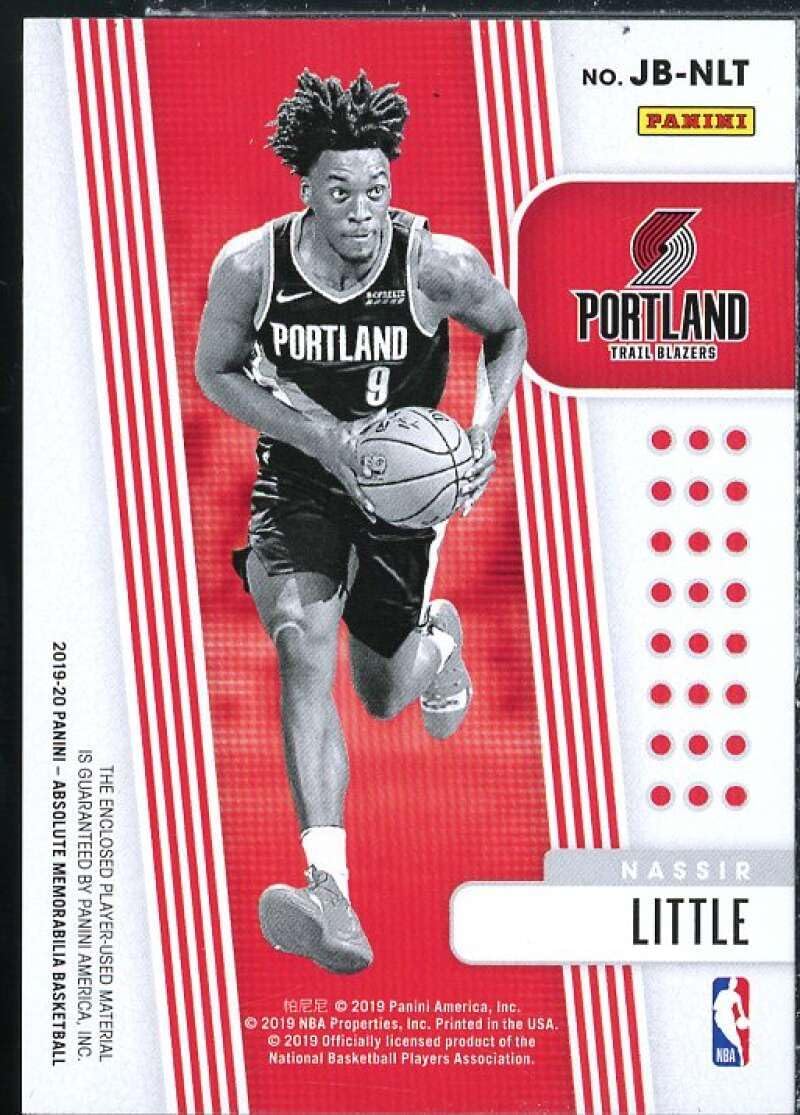 Nassir Little RC 2019-20 Absolute Memorabilia Jumbo Basketball Spalding Logo #10