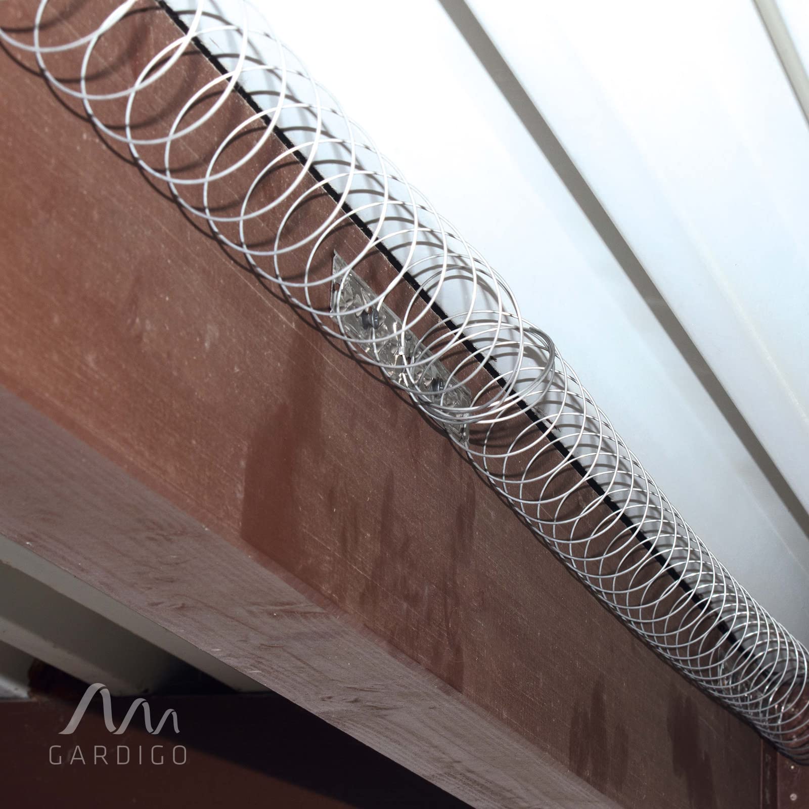 Gardigo odstraszacz ptaków spirala ze stali nierdzewnej 10 m I odstraszacz gołębi odstraszacz gołębi na balkon, parapet i skrzynkę dachową