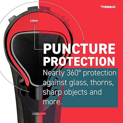 Protection Anti-Crevaison pour Pneus VTT/Off-Road | Tannus Armour Semi-Mousse | avec 13mm de Protection de Chambre à air, Antiponcture pour Bicyclette (1 pc.) (26'' x 1.6'' - 1.9