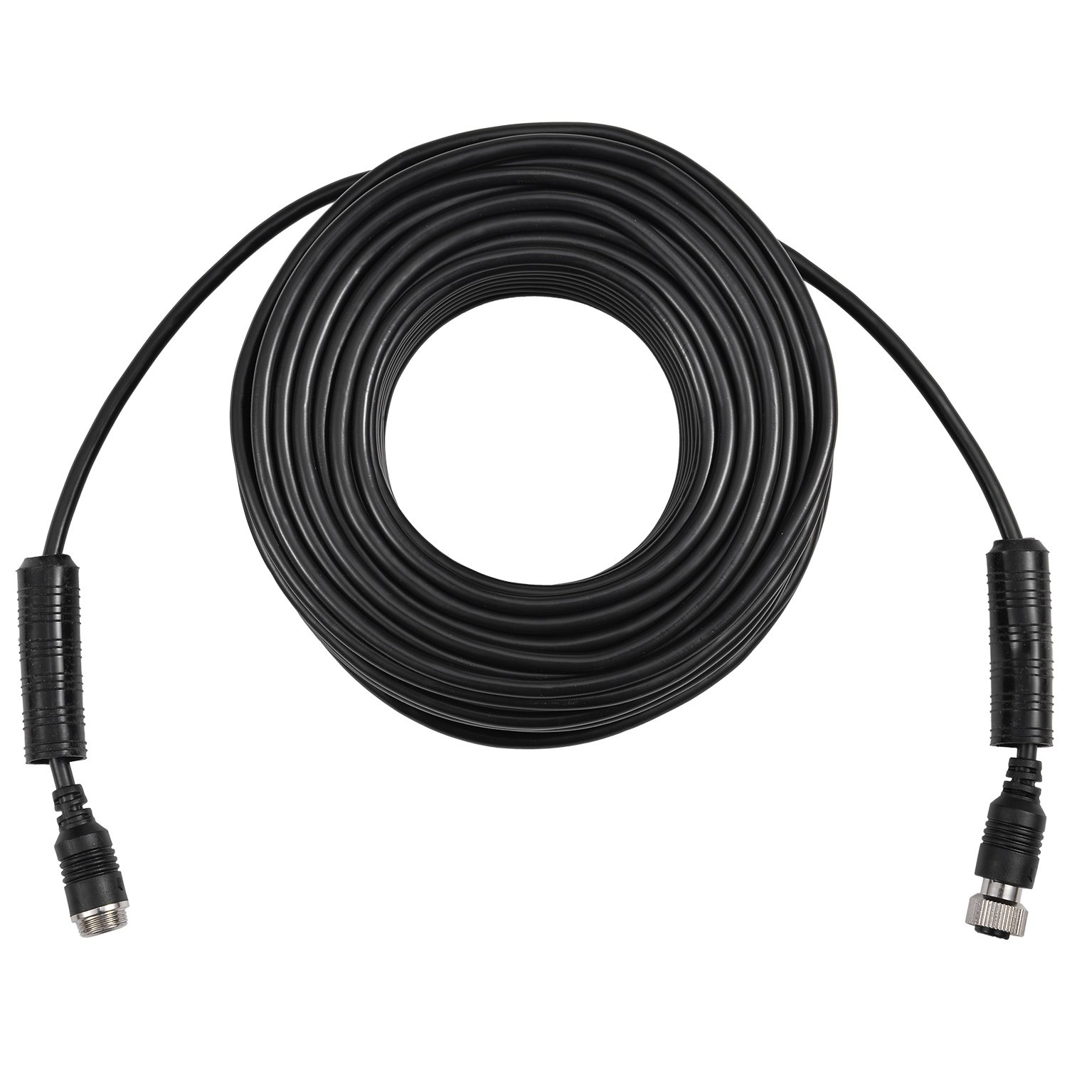 TECKEEN Backup Camera Cable 4PIN Video Power Aviation Extension Wire for Vehicle Car Camper Bus Van Truck Motorhome Trailer RV Reverse Rearview Monitor CCTV System Waterproof Shock Proof 65.7ft(20m)