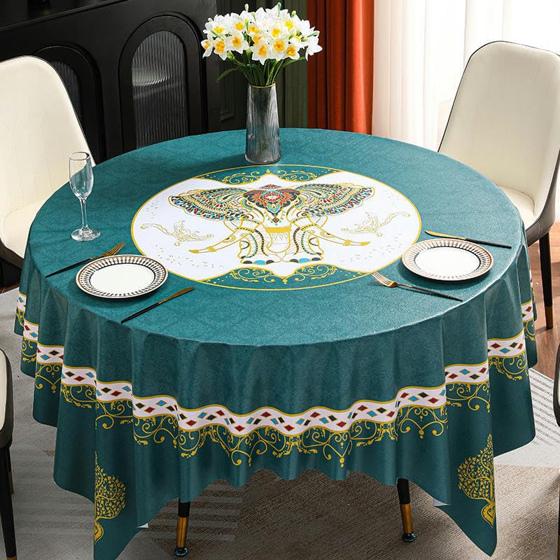 Grande nappe carrée en PVC 180x180 cm pour protéger la table à manger des taches de sauce