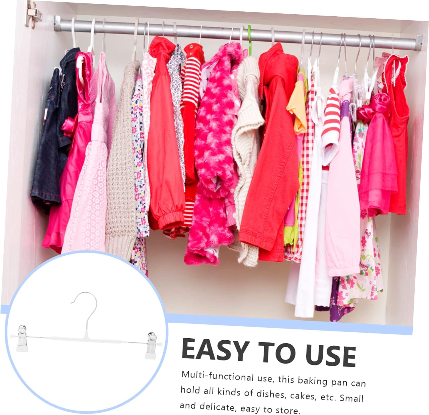 Alipis Stainless Jeans Hangers Anti-Slip Clip Pcs Pants Hangers for Closet Versatile Easy to Install