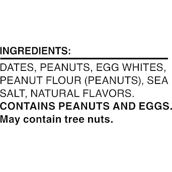 RXBAR Protein Bars, 12g Protein, Gluten Free Snacks, Peanut Butter (6 Boxes, 30 Bars)