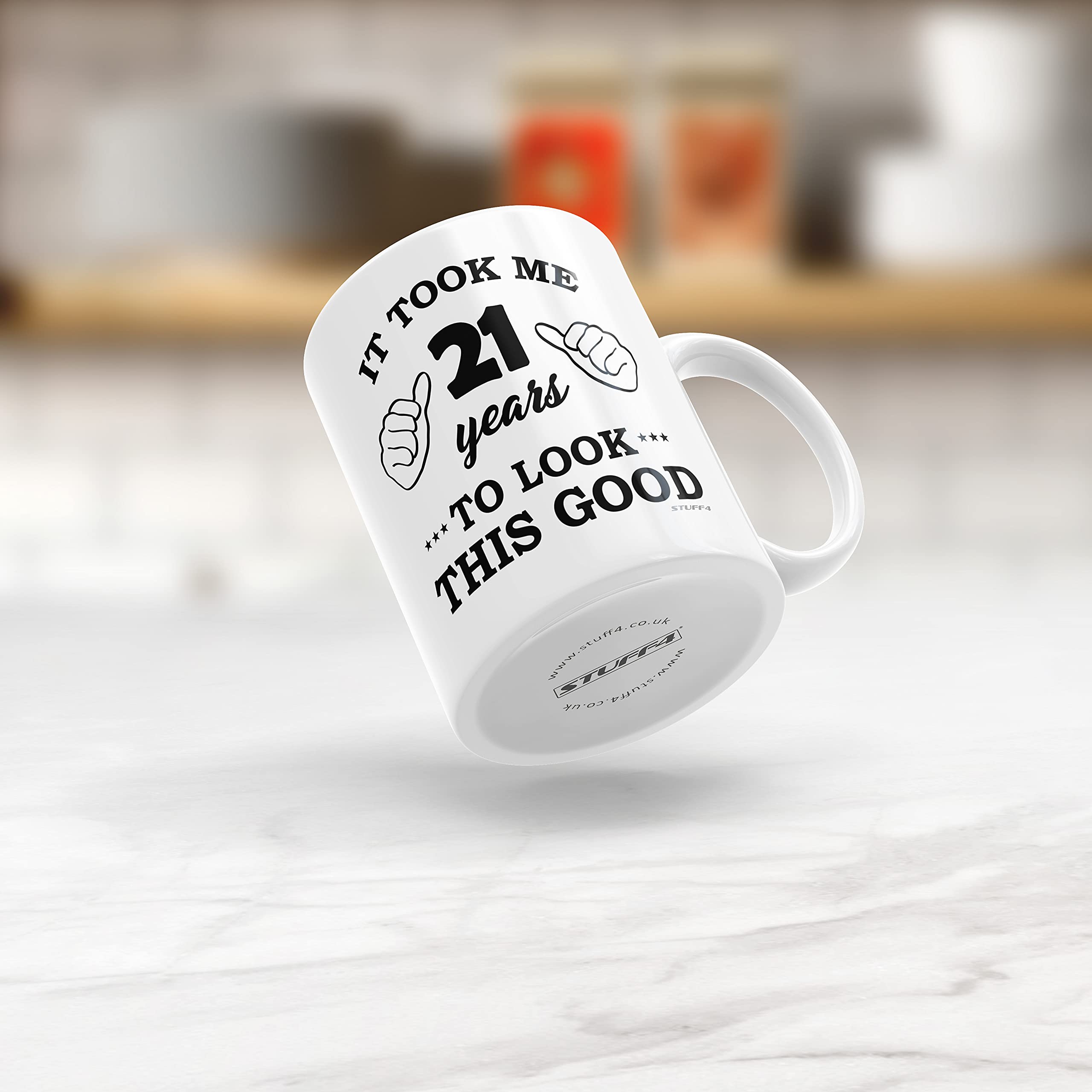 Personalisiert Geschenk Zum 21. Geburtstag Für Sie – Edelstahl-Tasse, Doppelwandig, Isoliert
