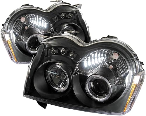 Spyder luz delantera con proyección led halógena para Jeep Grand Cherokee, Cromado