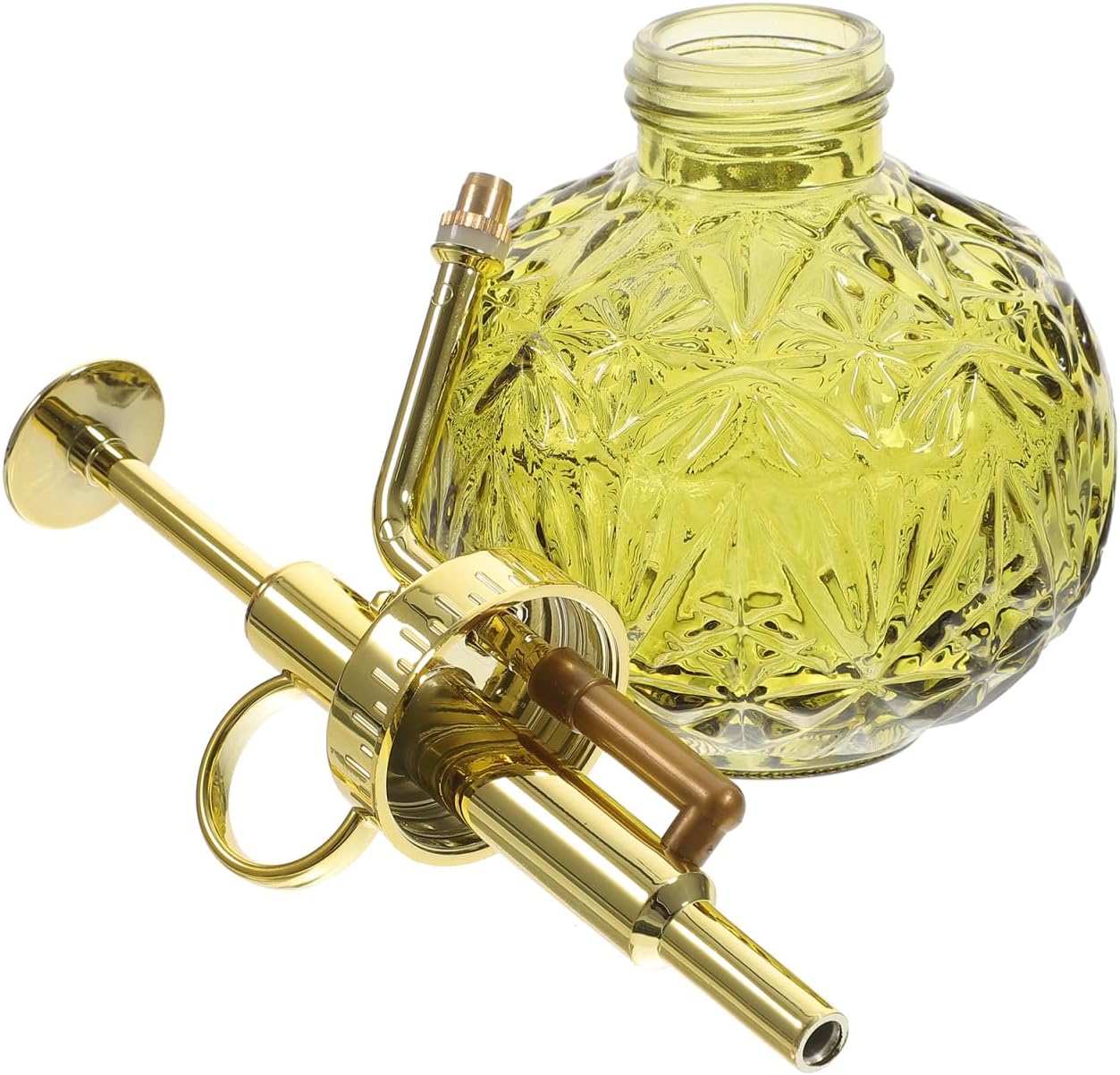 UKCOCO Retro Plant Mister Spray Bottle 6.8Oz Clear Glass Water Sprayer with Pump for Indoor Outdoor Gardening Succulents Orchids Ferns Small Watering Pot