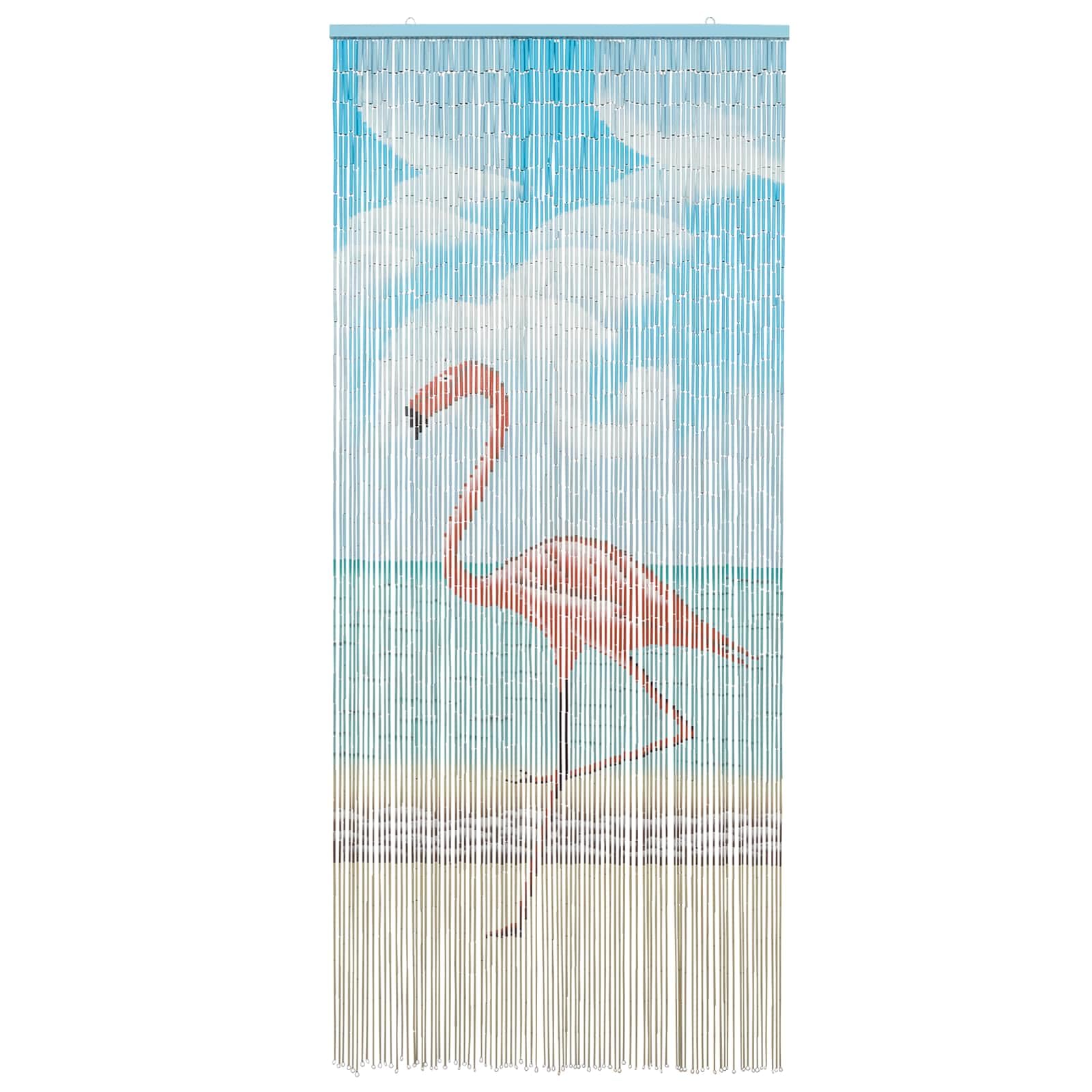 vidaXL Insektentürvorhang Mehrfarbig 200 x 90 cm Bambus