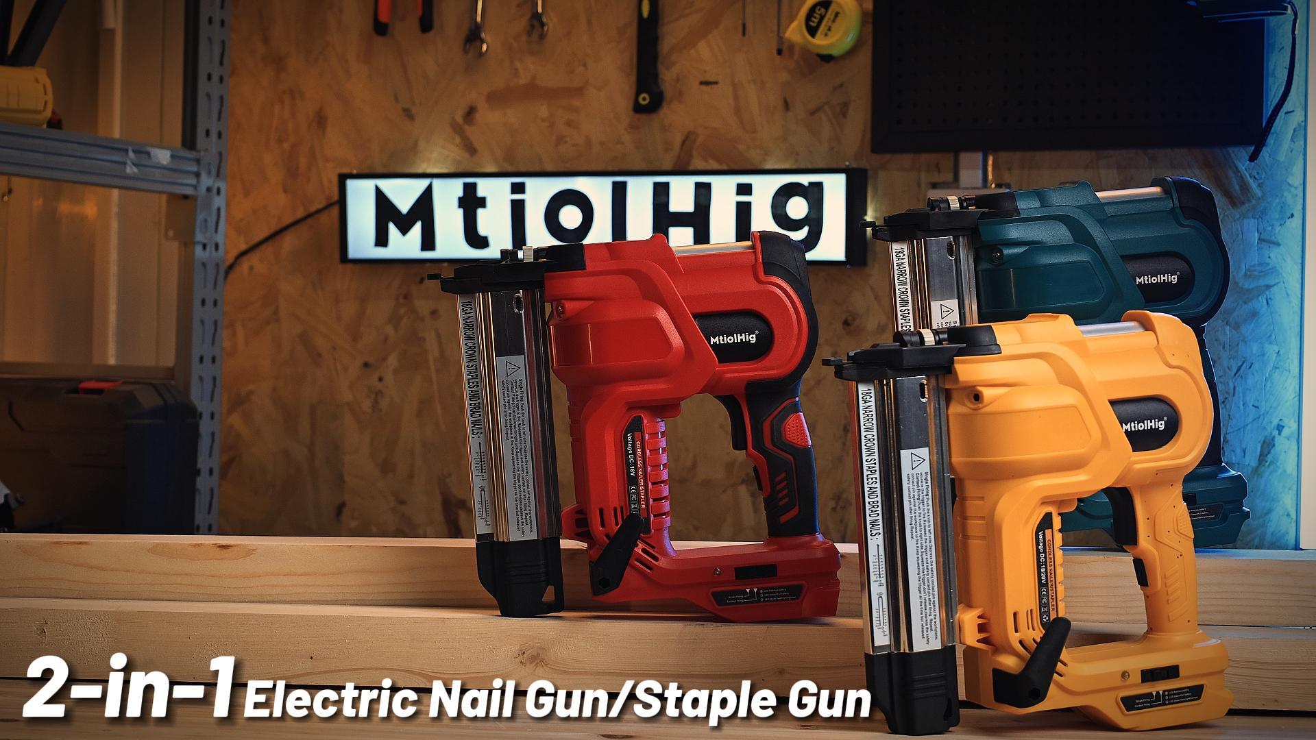 Dewalt 20v 2-in-1 Cordless 18GA Brad Nailer T50 Crown Stapler